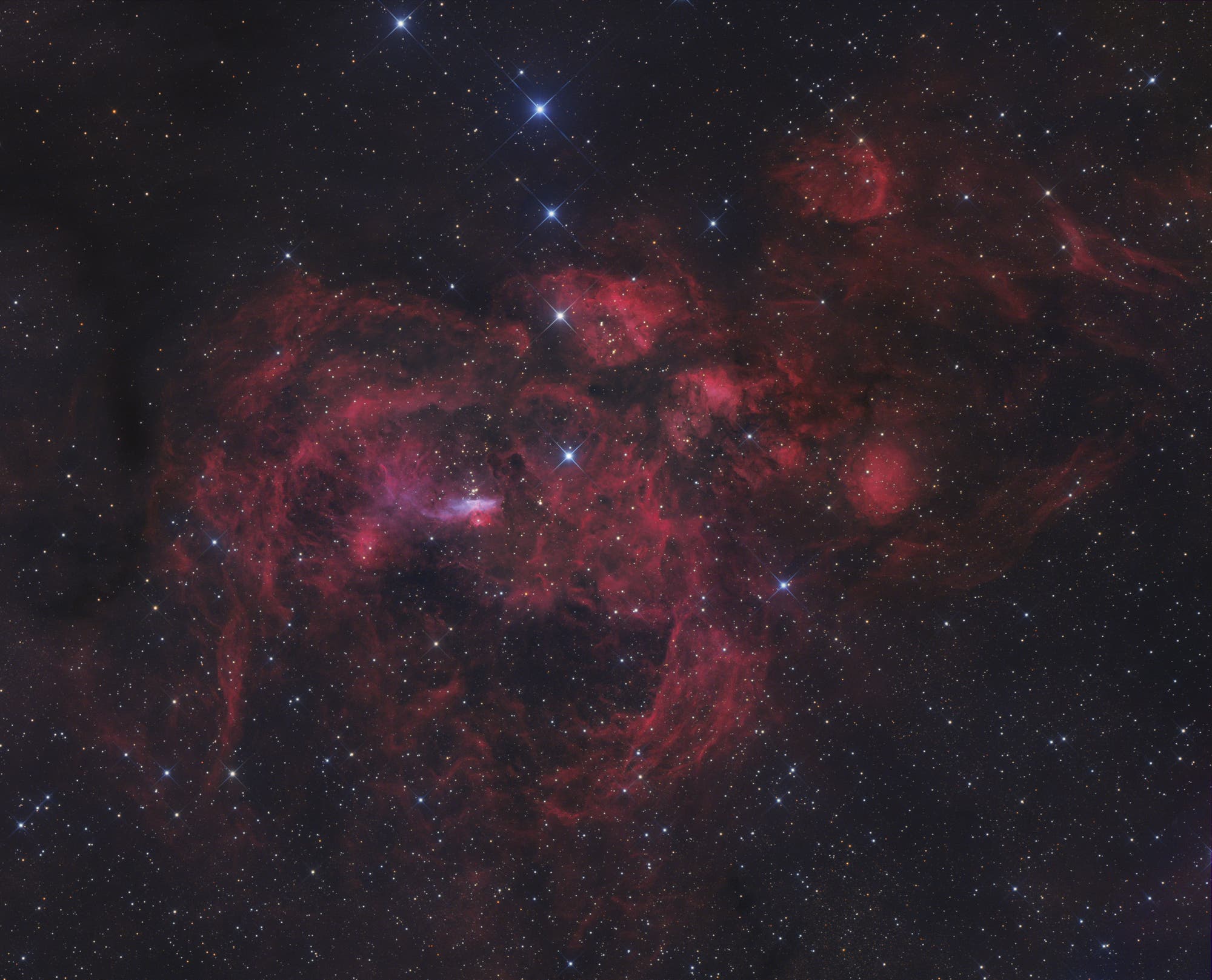NGC 6357 Spektrum der Wissenschaft